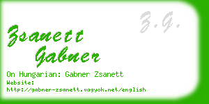 zsanett gabner business card